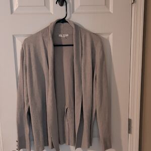 *Madison Women's Light Gray Open Front Cardigan